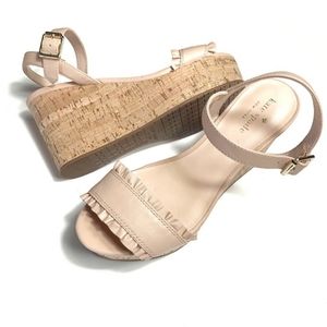 Kate Spade Ruffle Platform Wedges